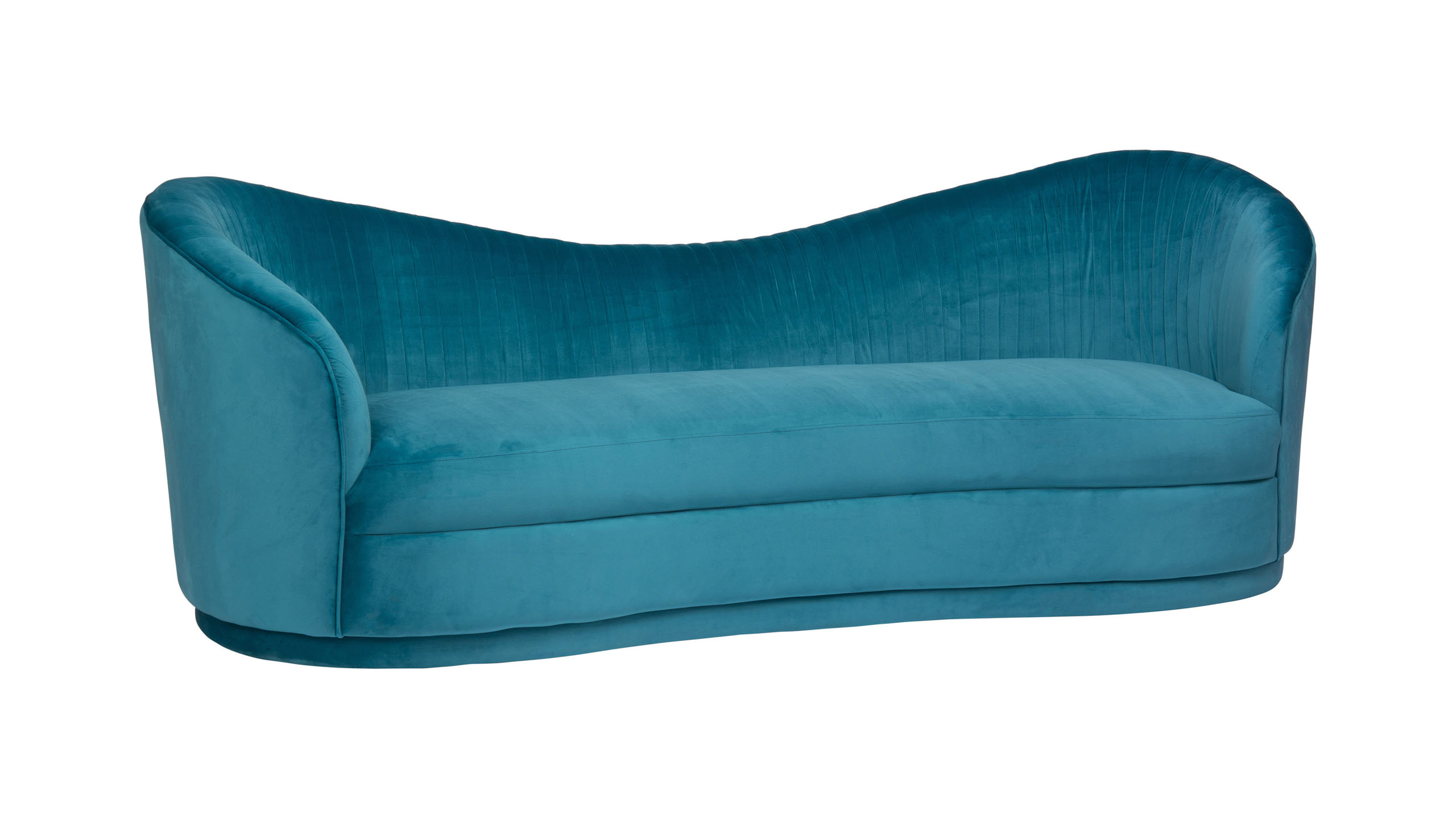Teal Sofa - Angle