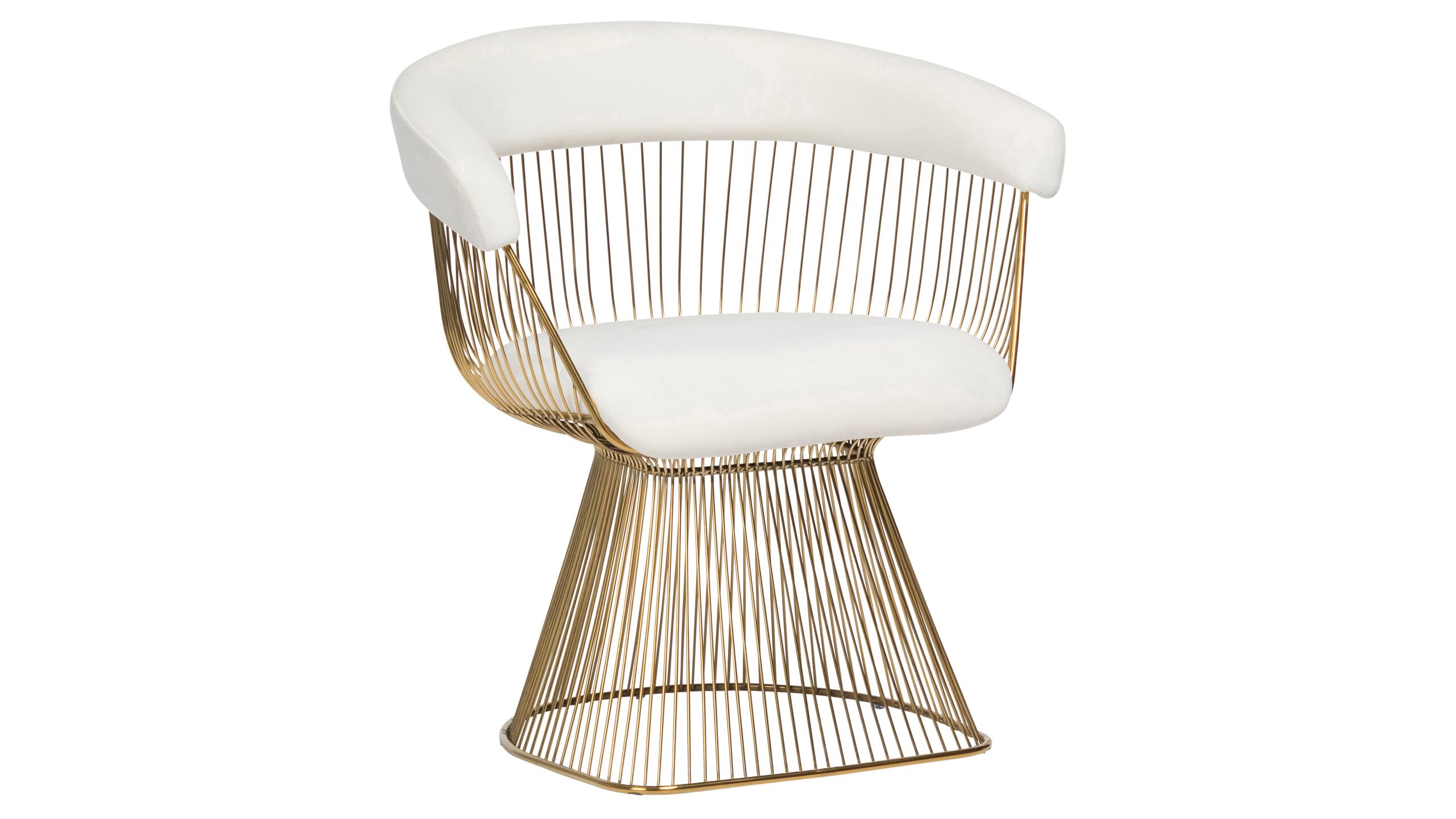 Wirechair White - Angle